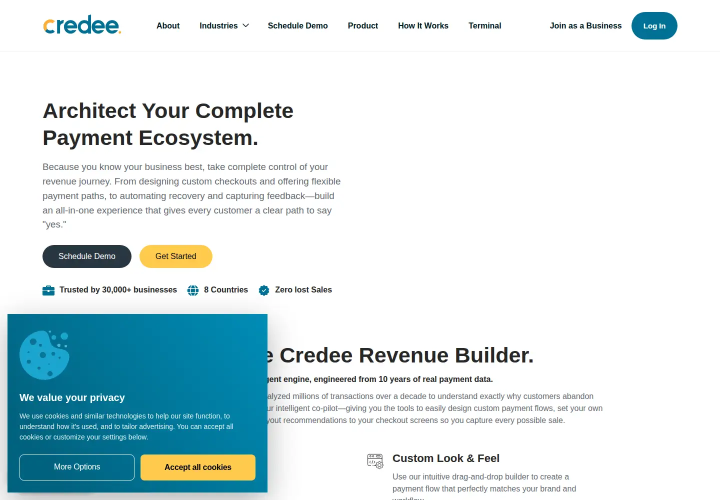 Screenshot of credee.com