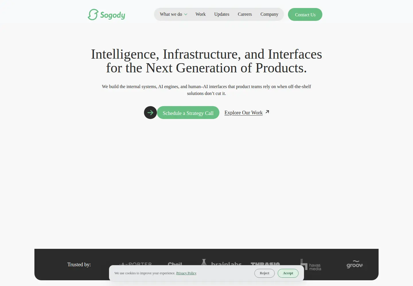 Screenshot of sogody.com