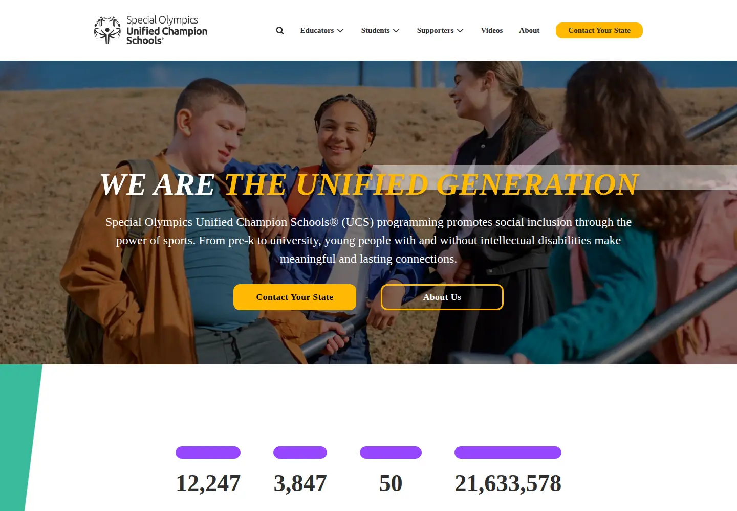 Screenshot of generationunified.org