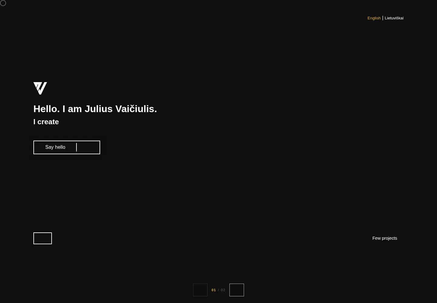 Screenshot of vai.lt