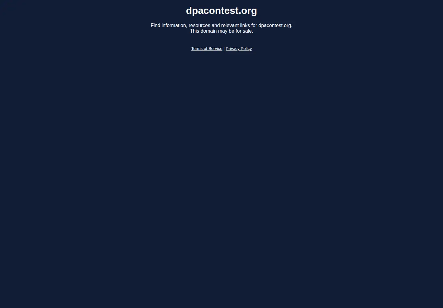 Screenshot of dpacontest.org