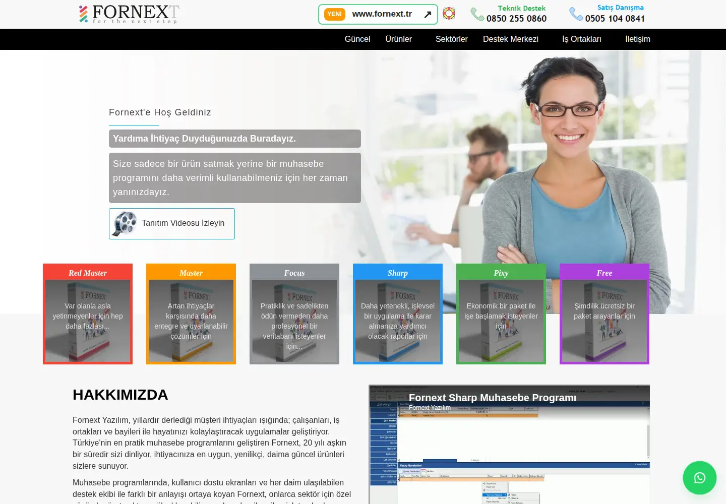 Screenshot of fornext.com.tr