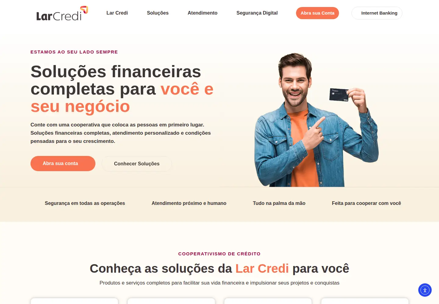 Screenshot of larcredi.com.br
