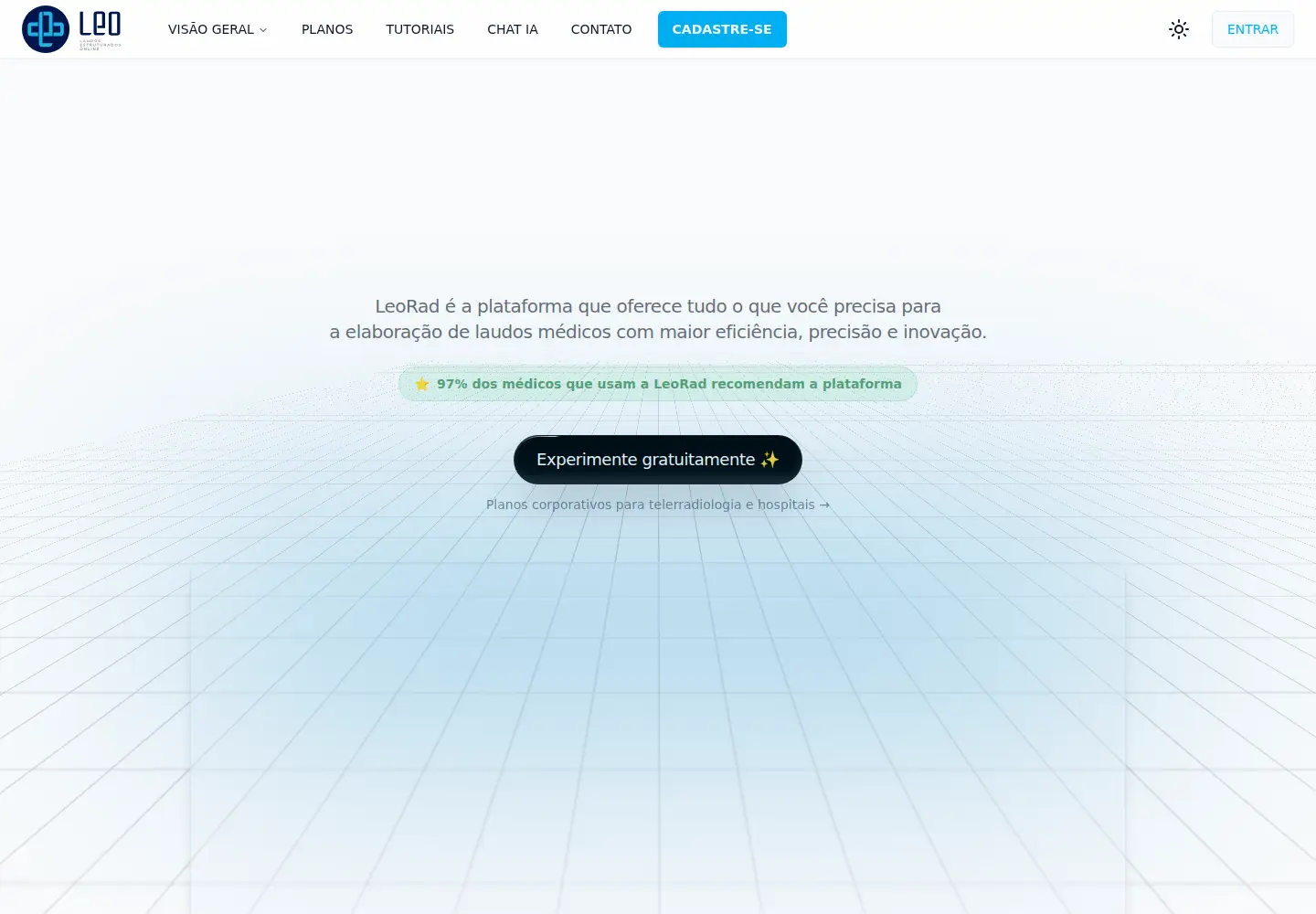 Screenshot of leorad.com.br