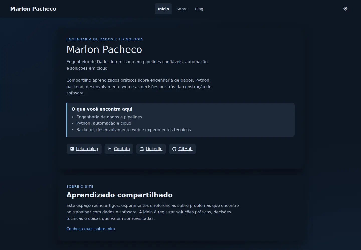Screenshot of marlonpacheco.com.br