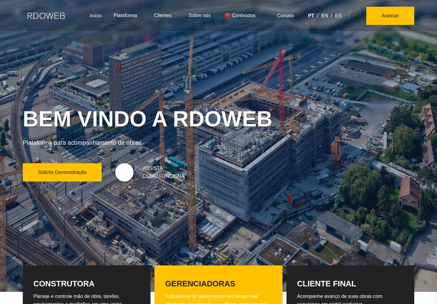 Screenshot of rdoweb.com.br
