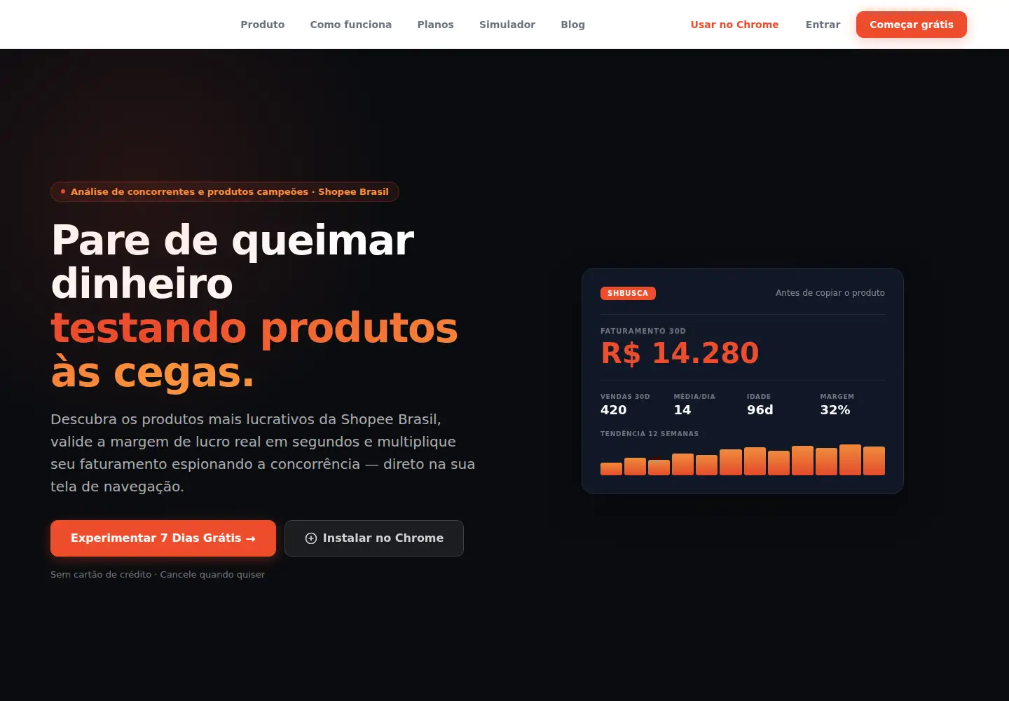 Screenshot of shbusca.com.br