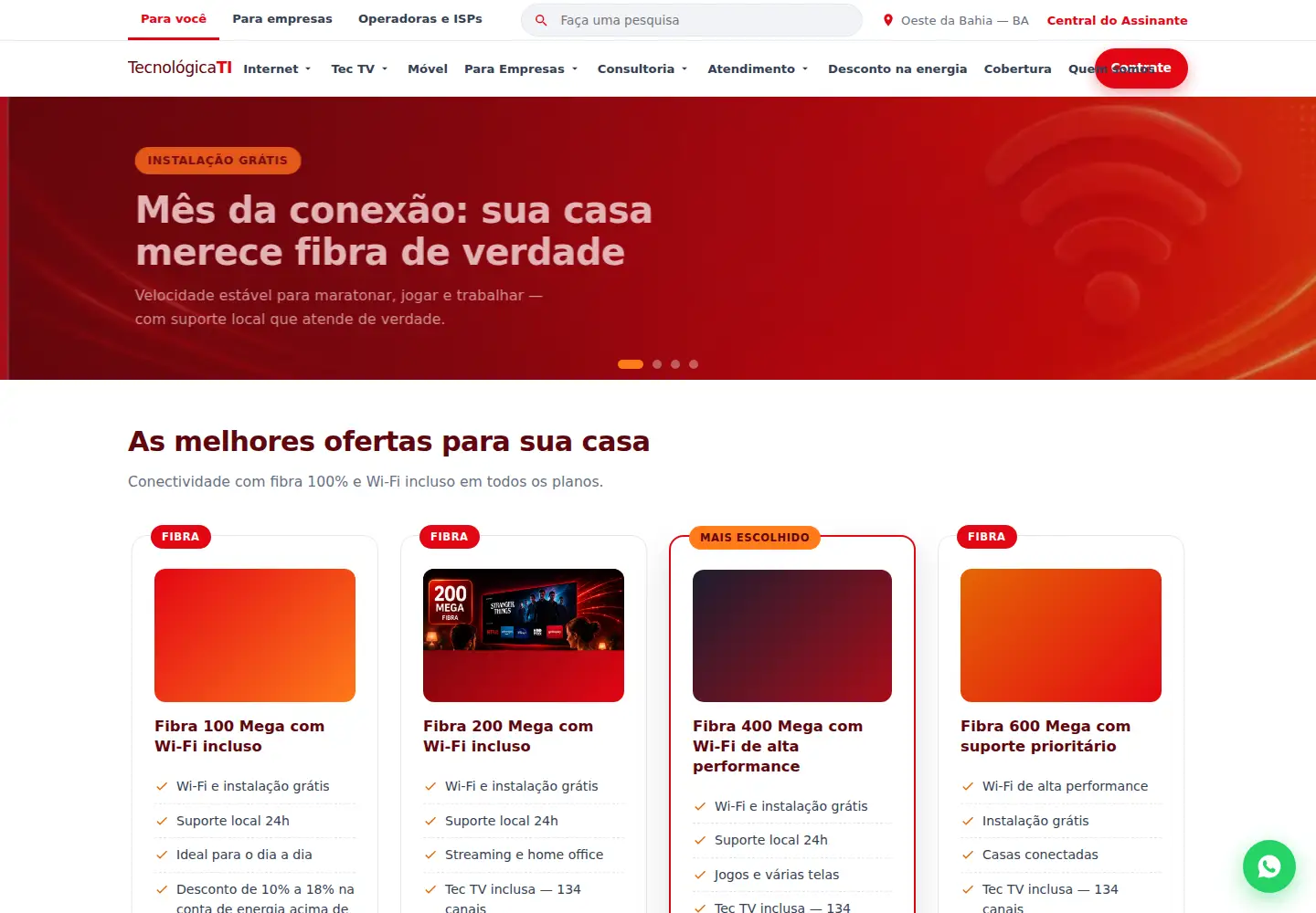 Screenshot of tecnologicati.com.br
