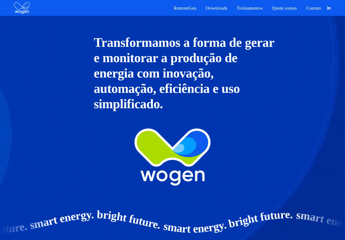 Screenshot of wogen.com.br