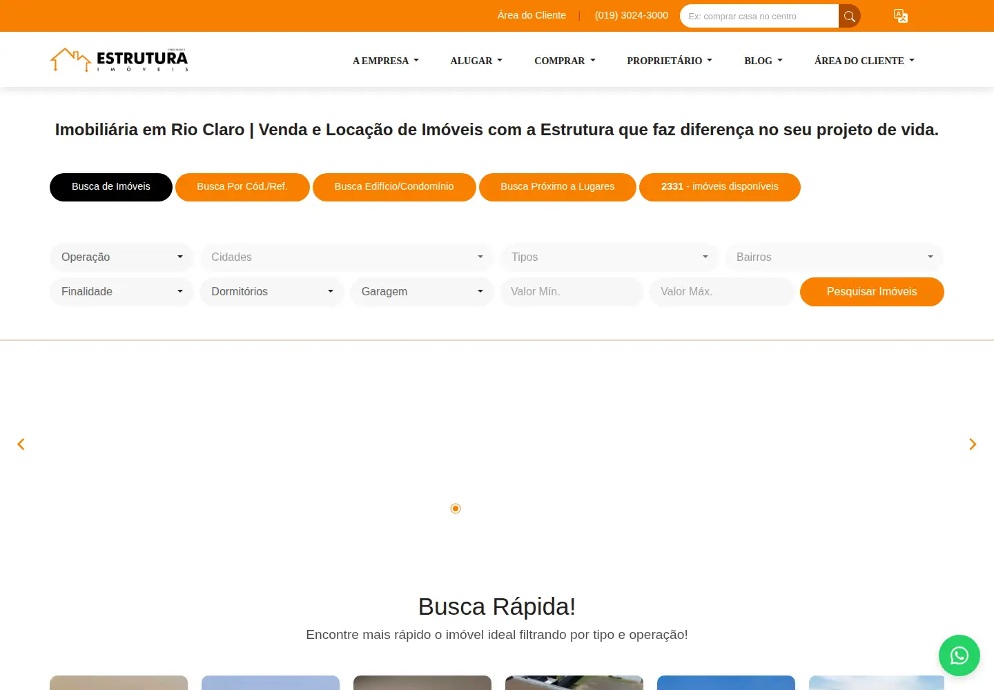 Screenshot of estruturaimoveis.net.br