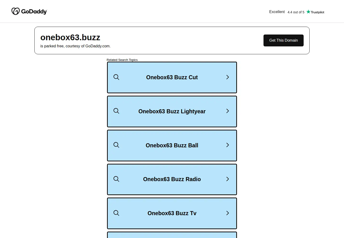 Screenshot of onebox63.buzz