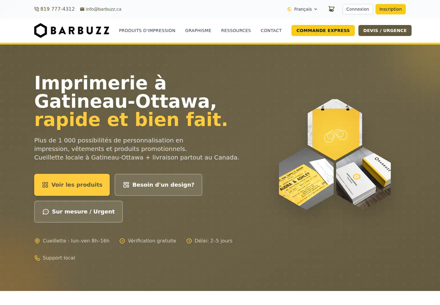 Screenshot of barbuzz.ca