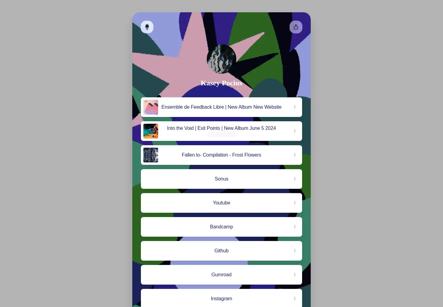 Screenshot of kaseypocius.ca