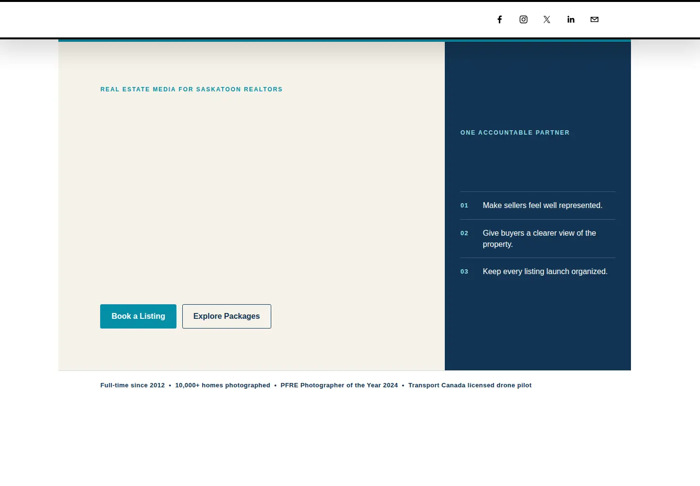 Screenshot of repics.ca