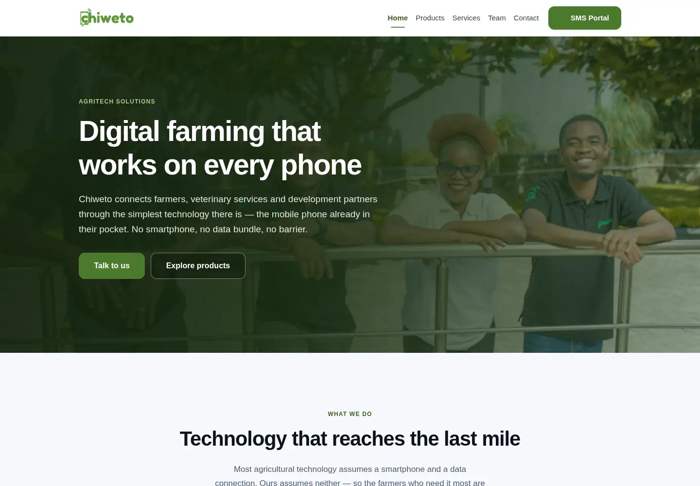 Screenshot of chiweto.ch