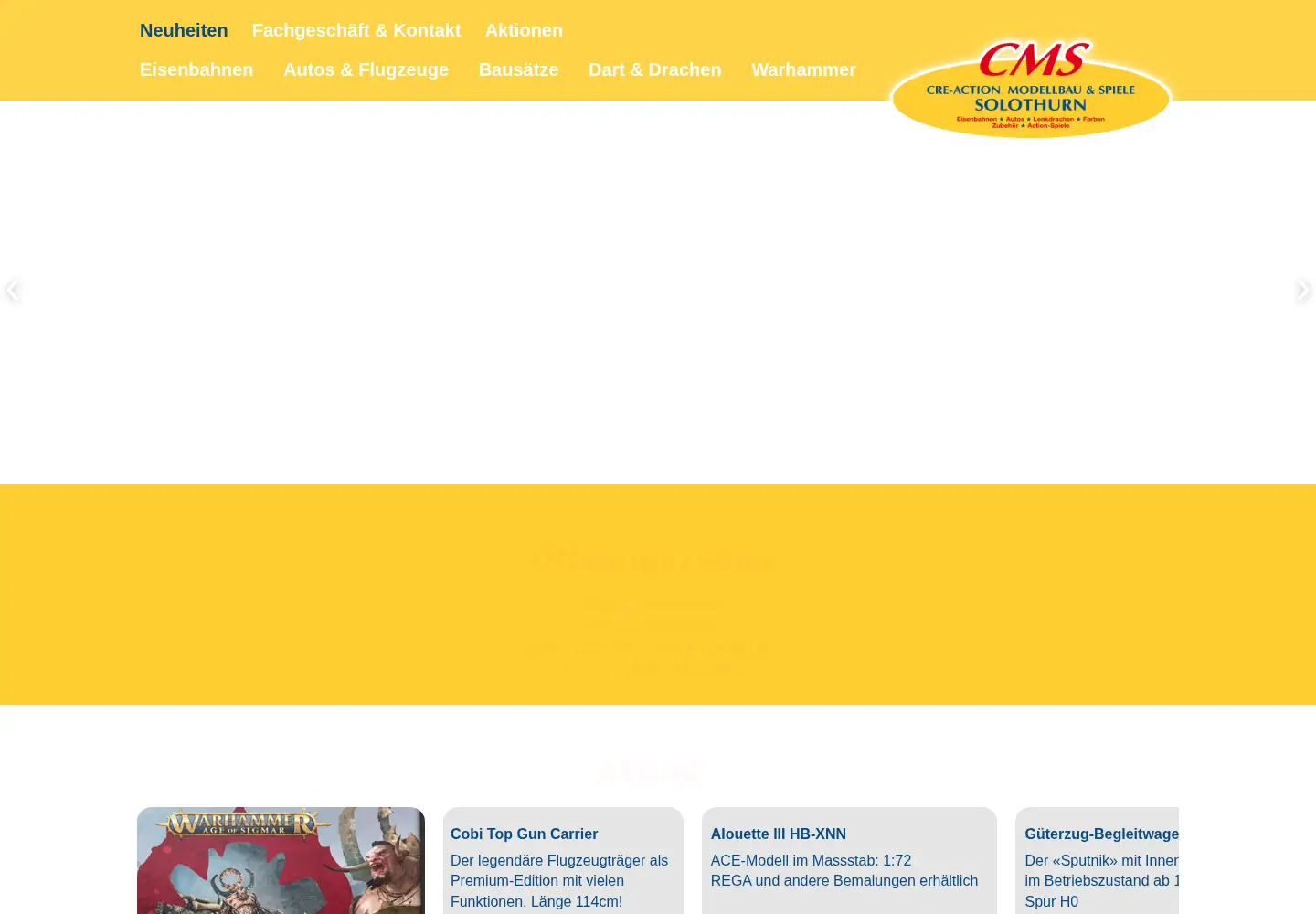 Screenshot of cms-cre-action.ch