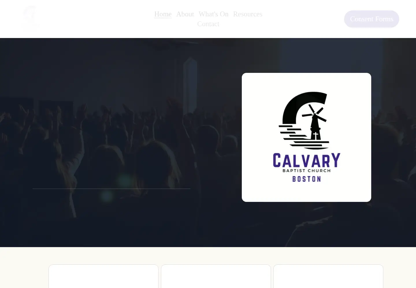 Screenshot of cbcboston.church