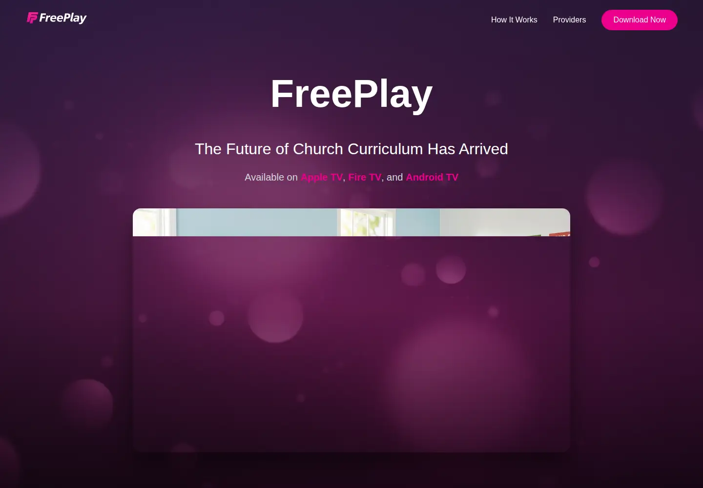 Screenshot of freeplay.church