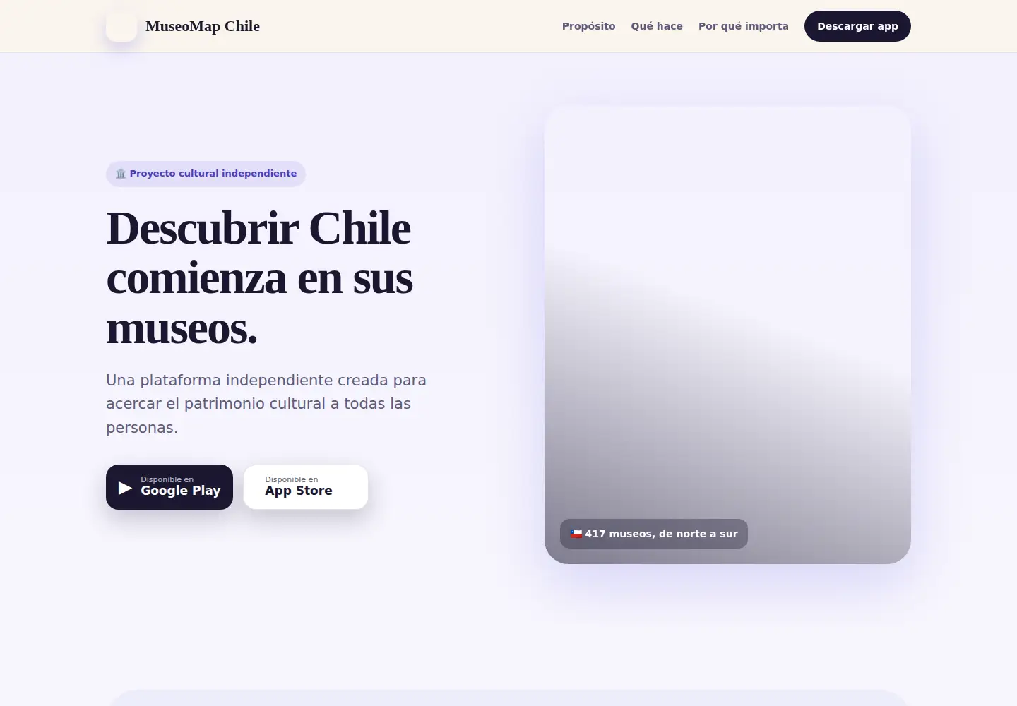 Screenshot of museomapchile.cl