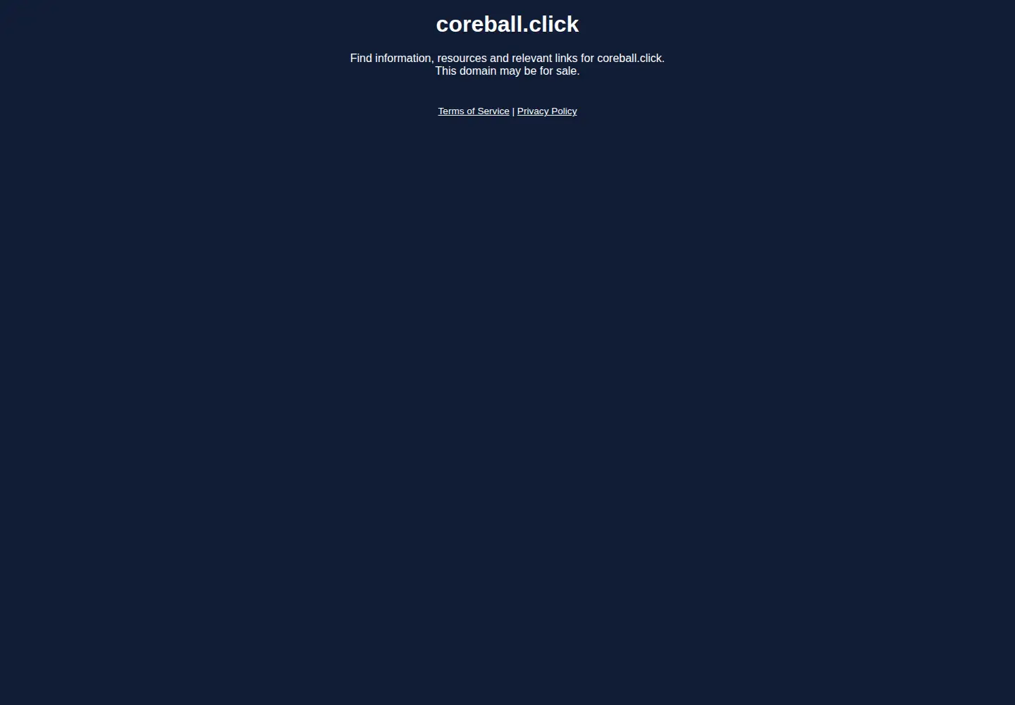 Screenshot of coreball.click