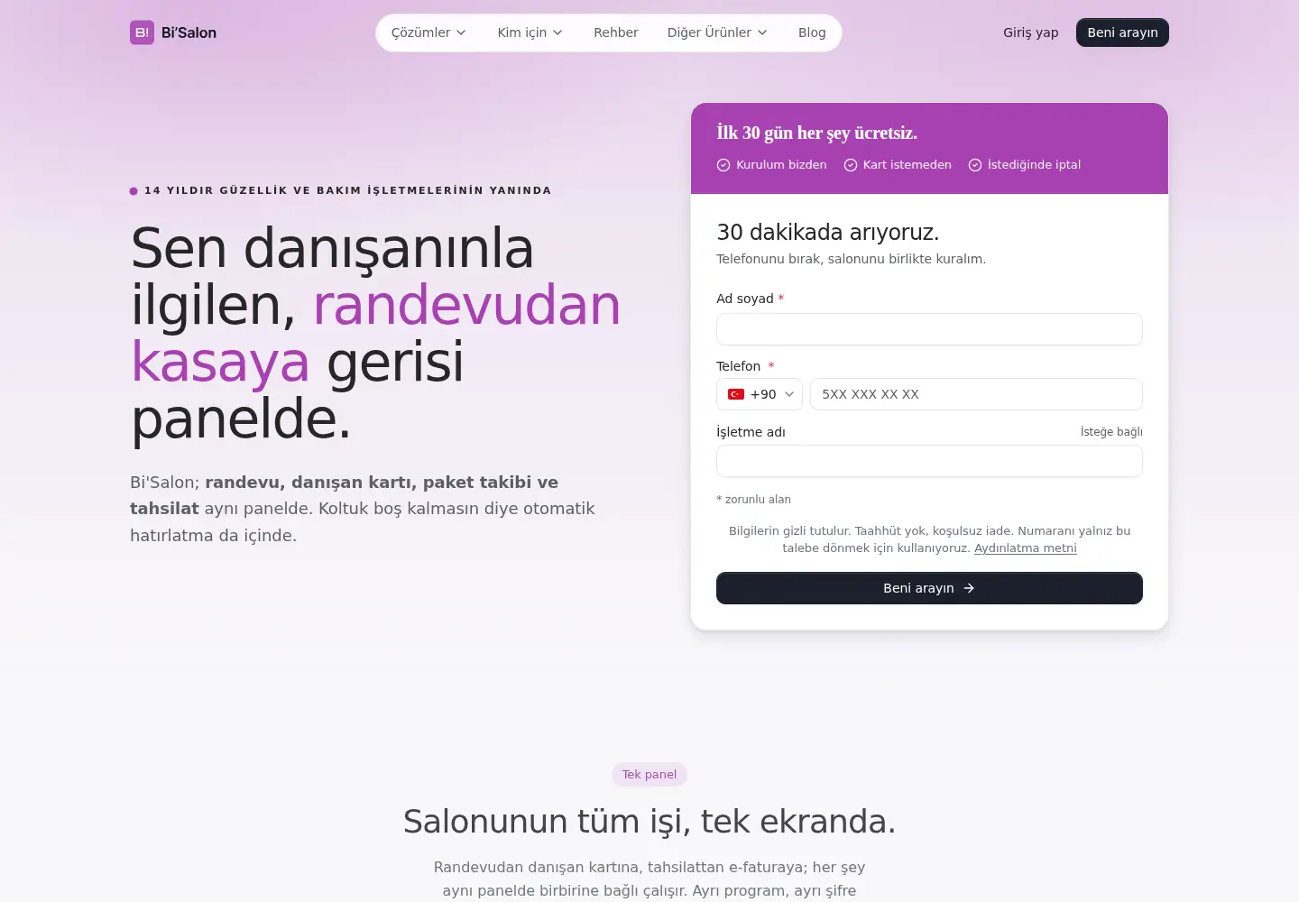 Screenshot of bisalon.co