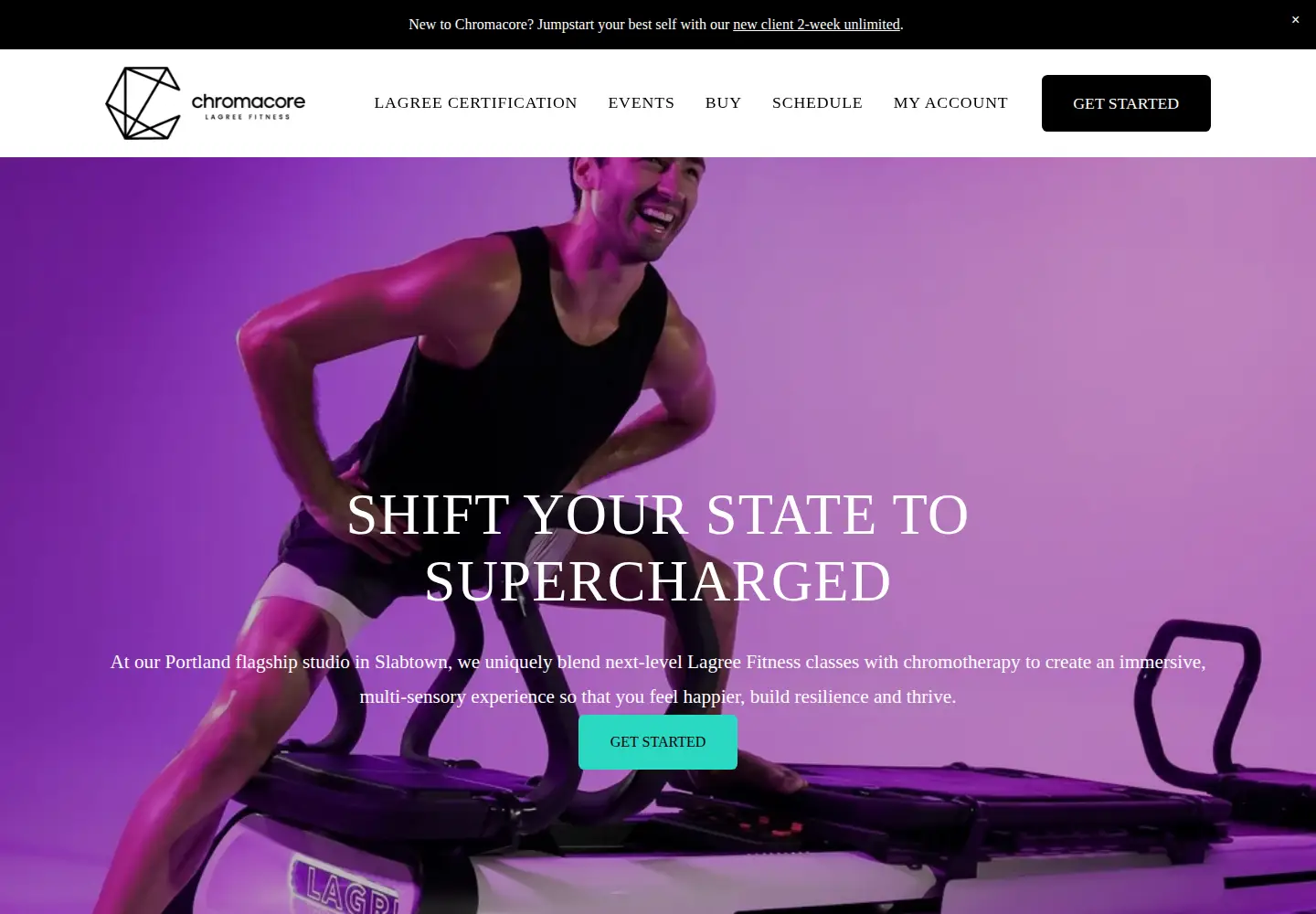 Screenshot of chromacore.co