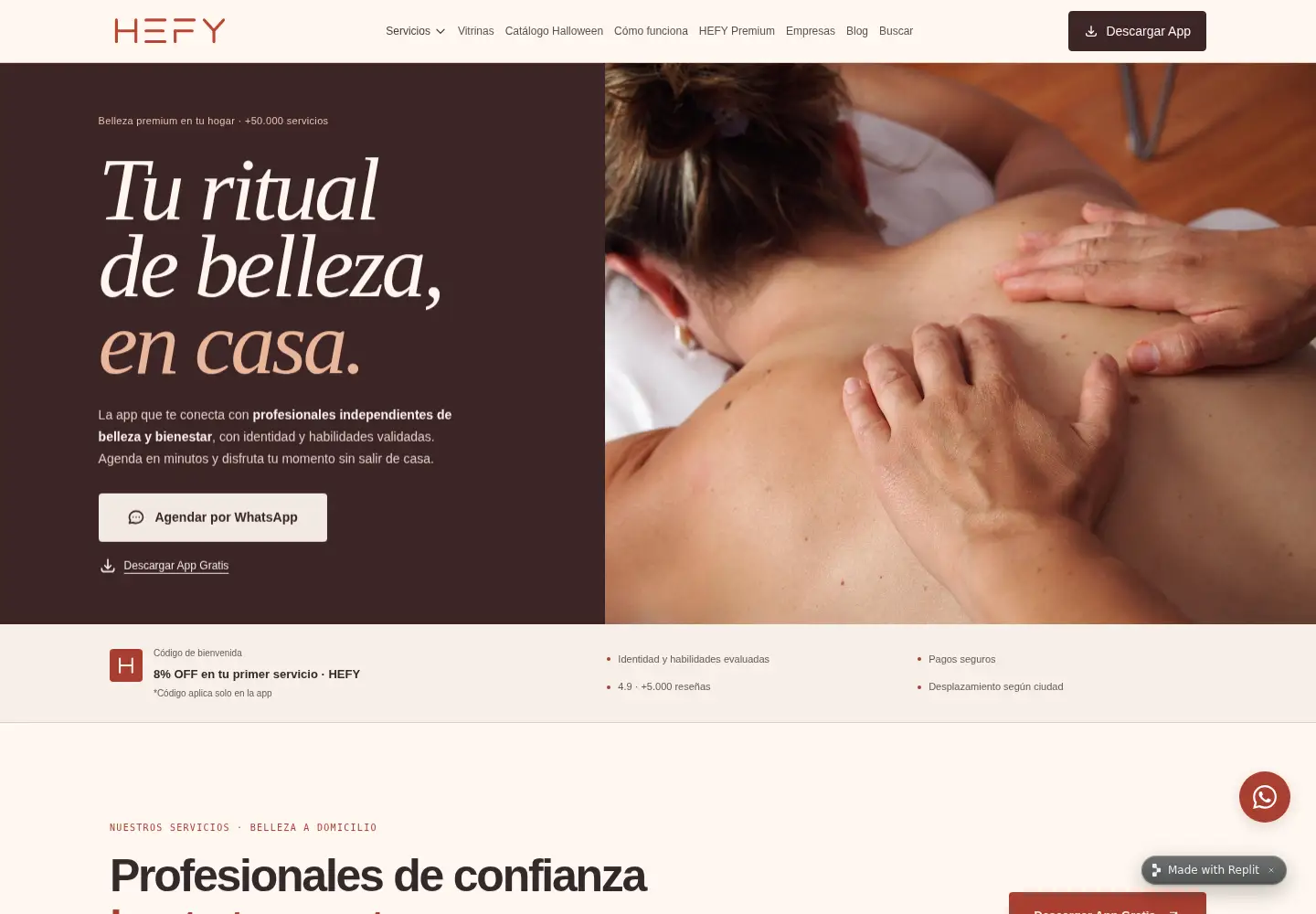 Screenshot of efy.com.co