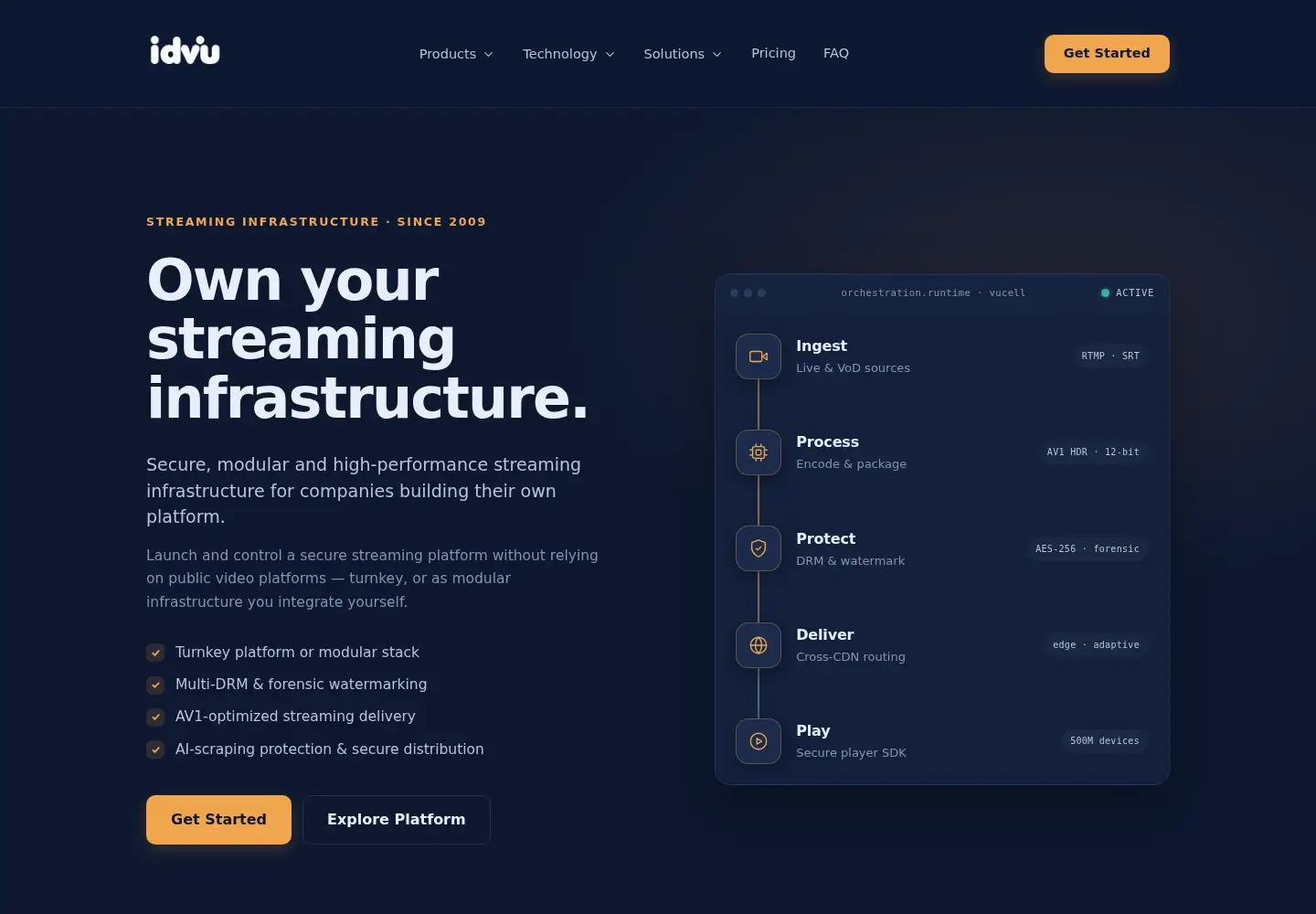 Screenshot of idvu.co