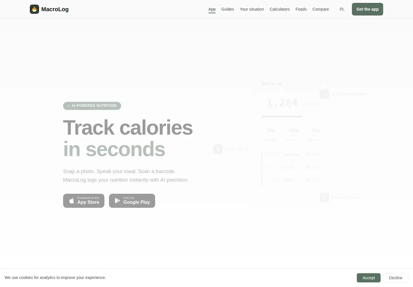 Screenshot of macrolog.co