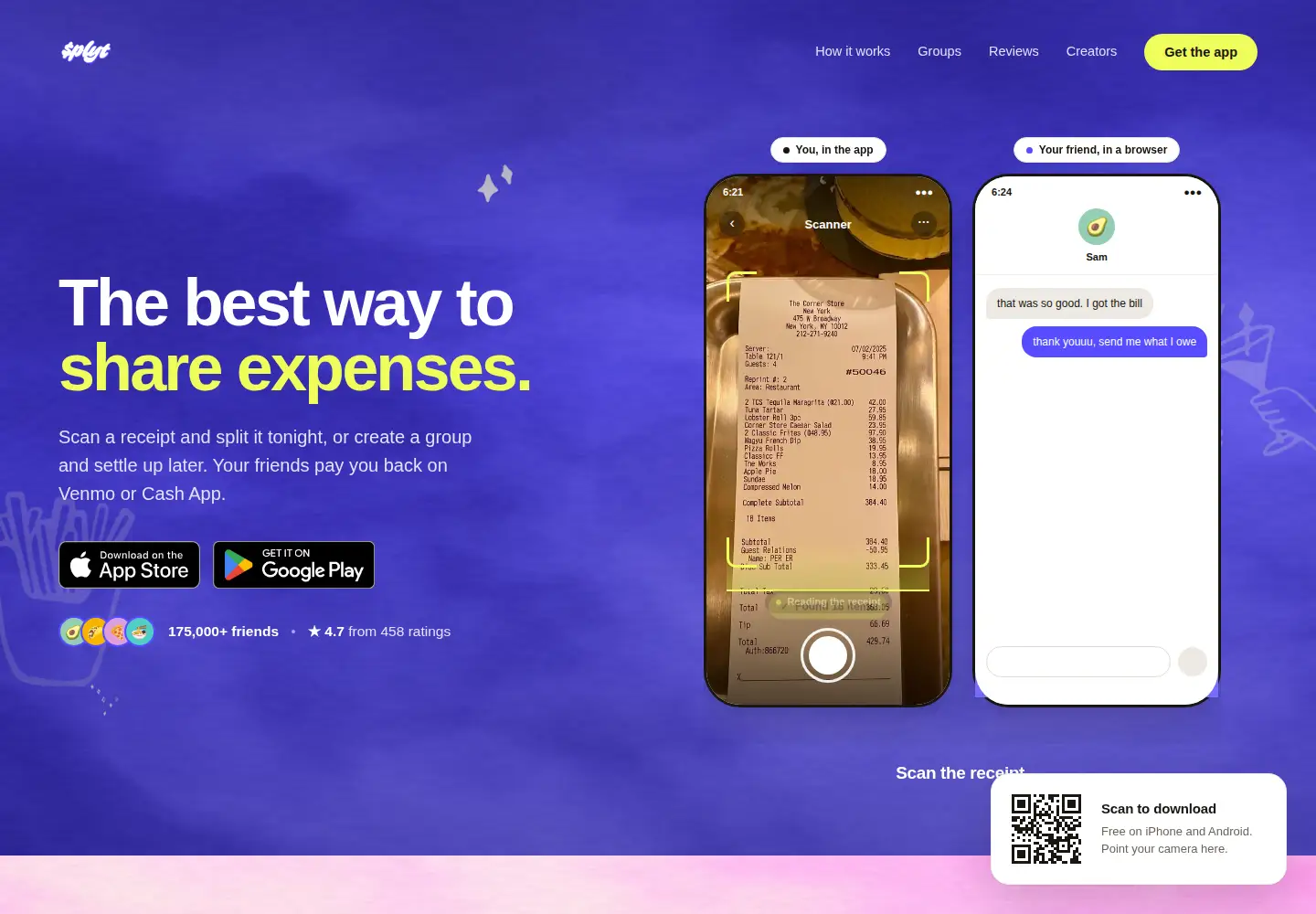 Screenshot of splyt.co