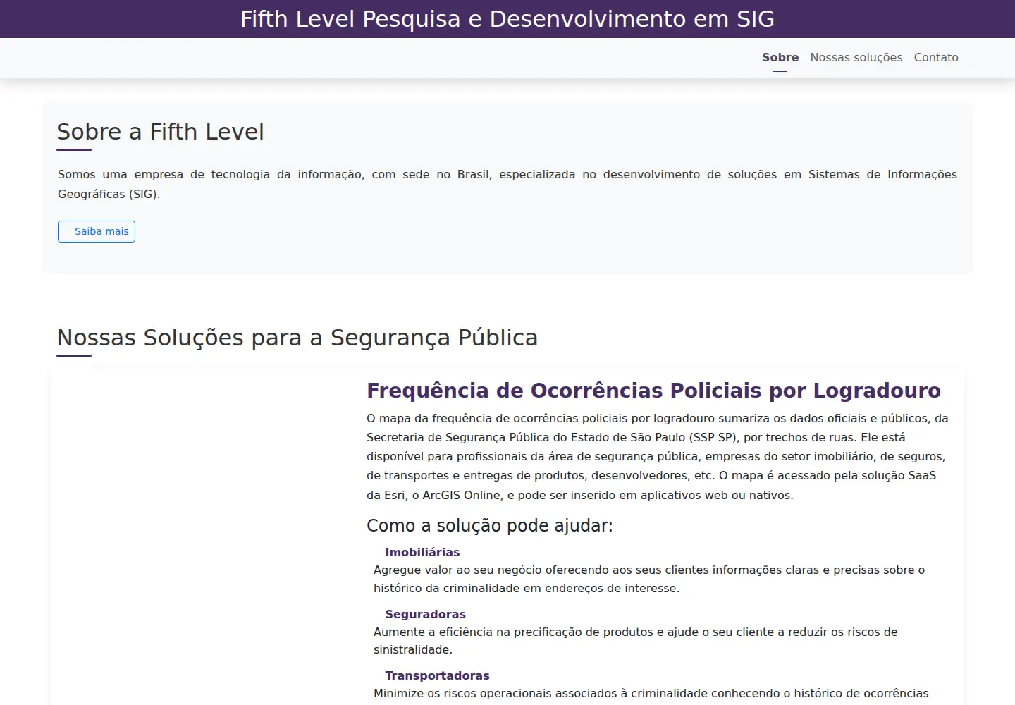 Screenshot of 5th-level.com