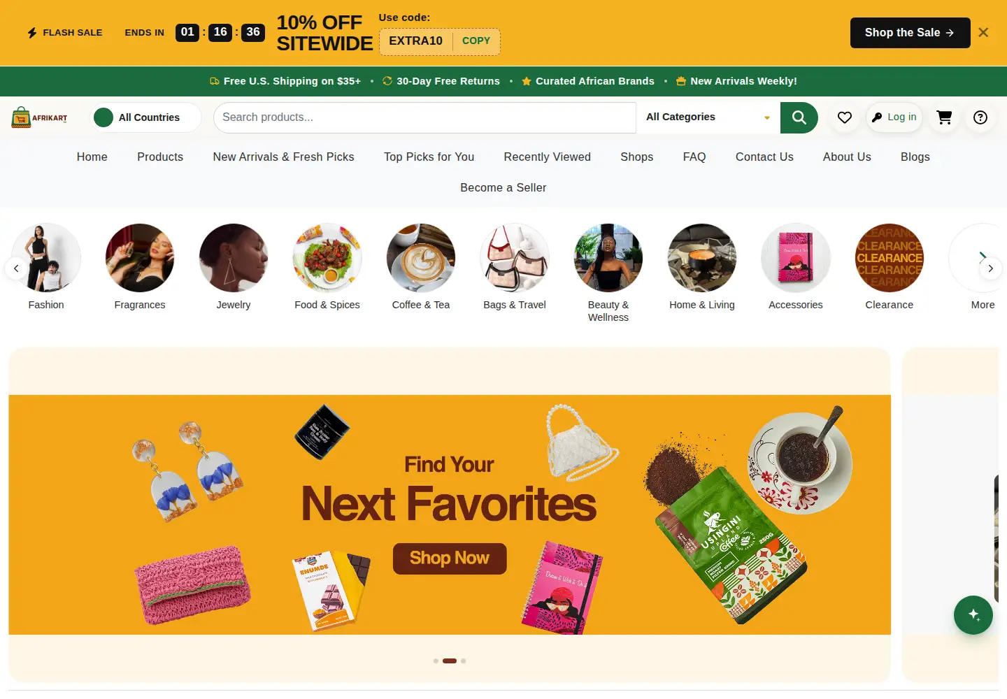 Screenshot of afrikartt.com