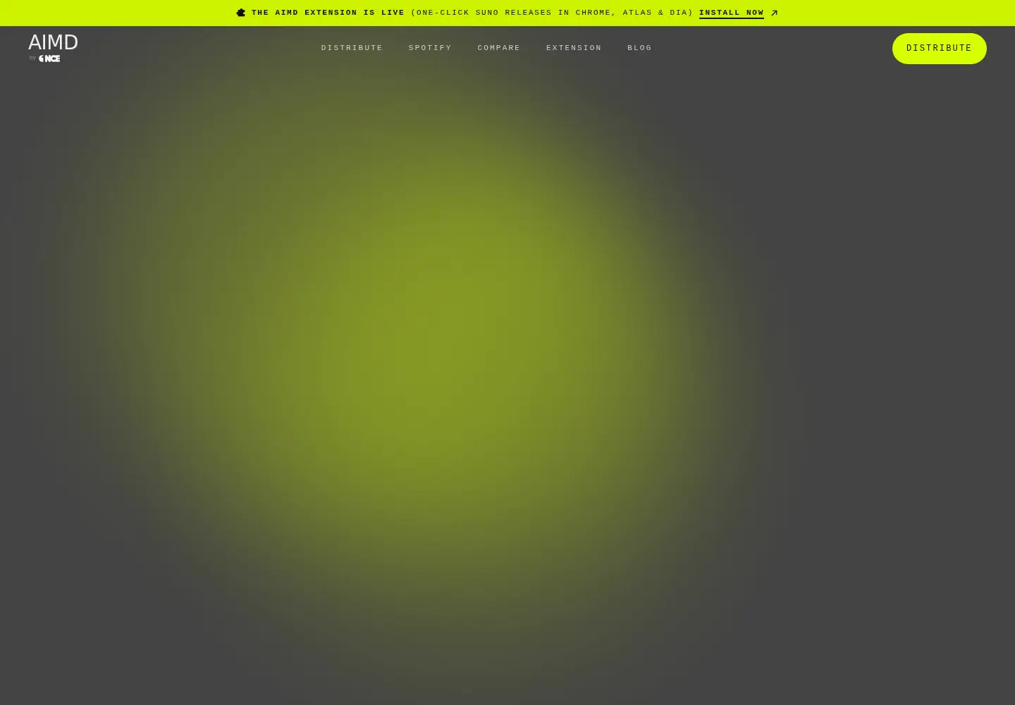 Screenshot of aimusicdistro.com