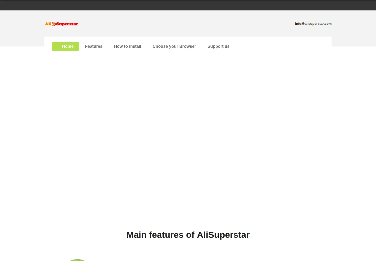 Screenshot of alisuperstar.com