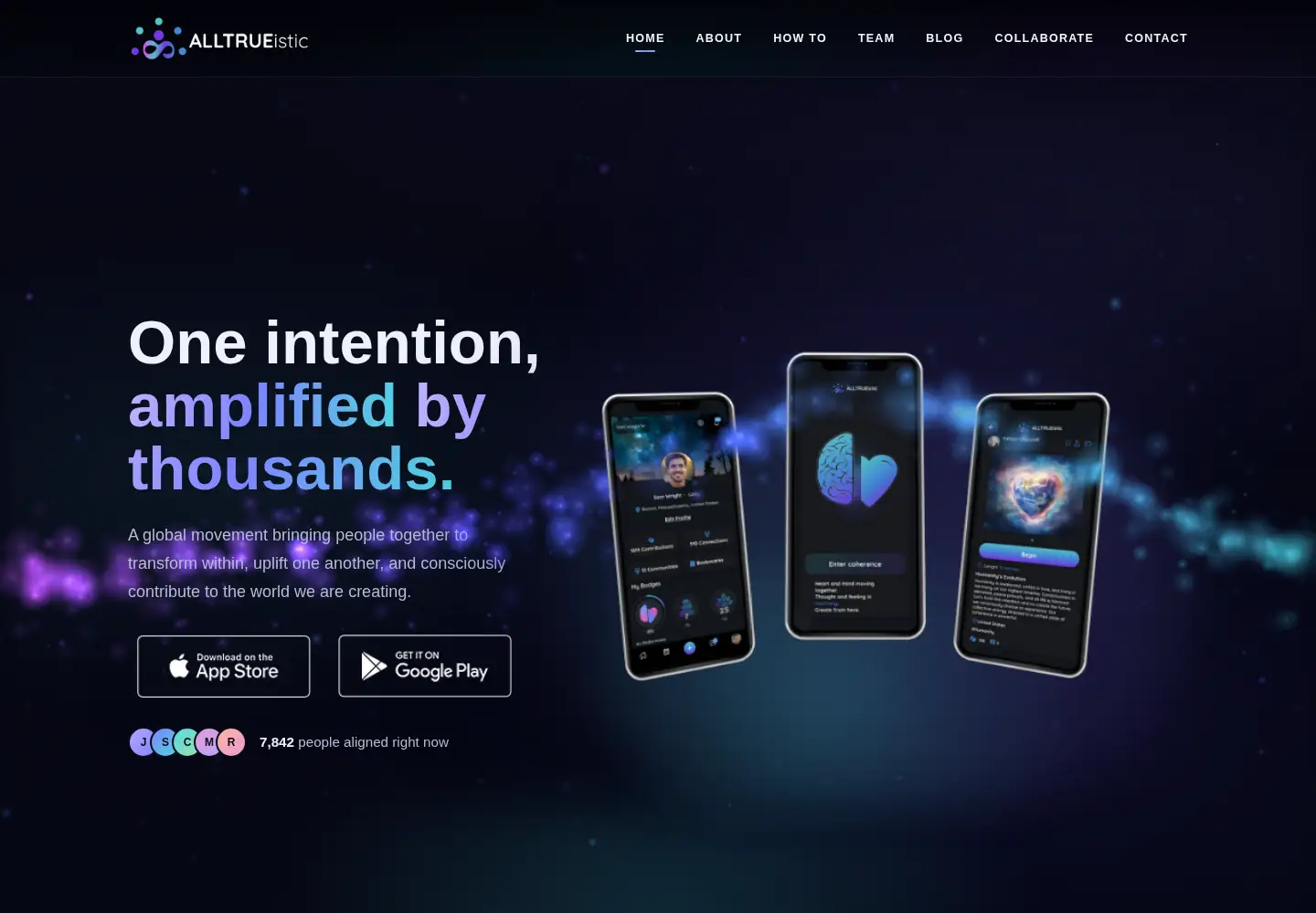 Screenshot of alltrueistic.com