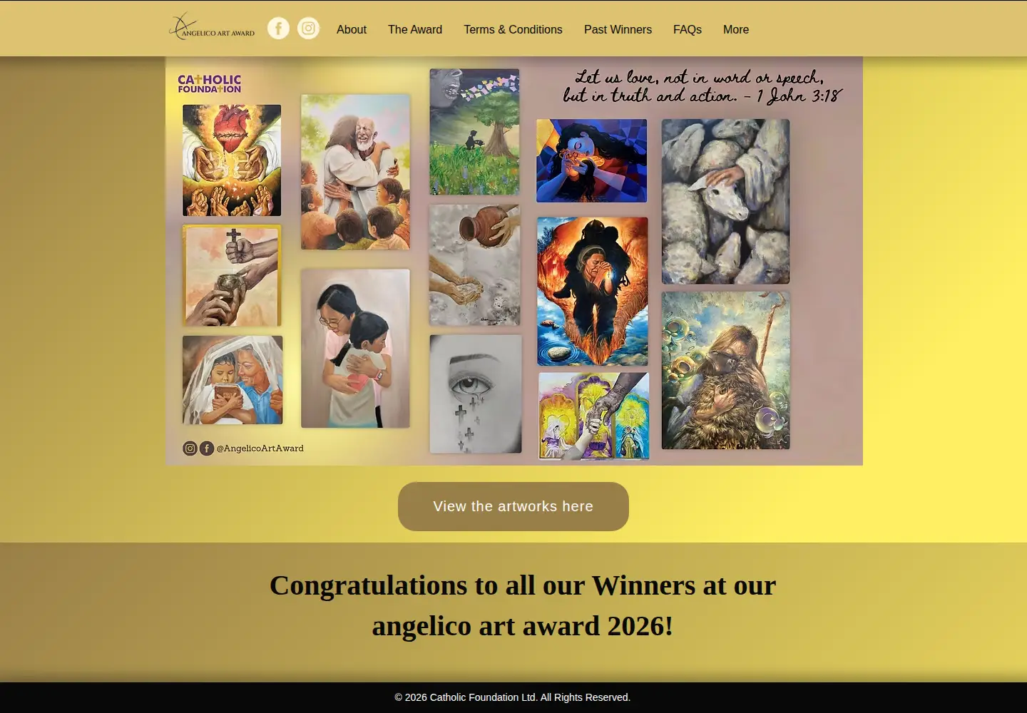 Screenshot of angelicoart.com