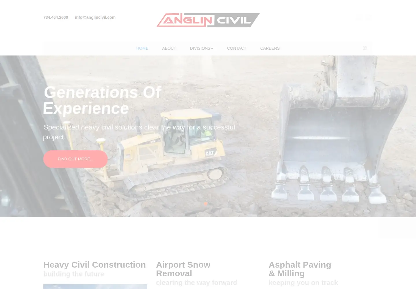 Screenshot of anglincivil.com