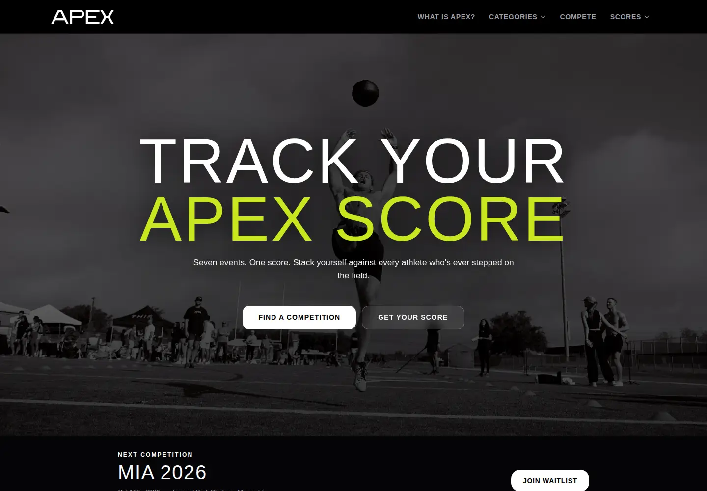 Screenshot of apexathleteofficial.com