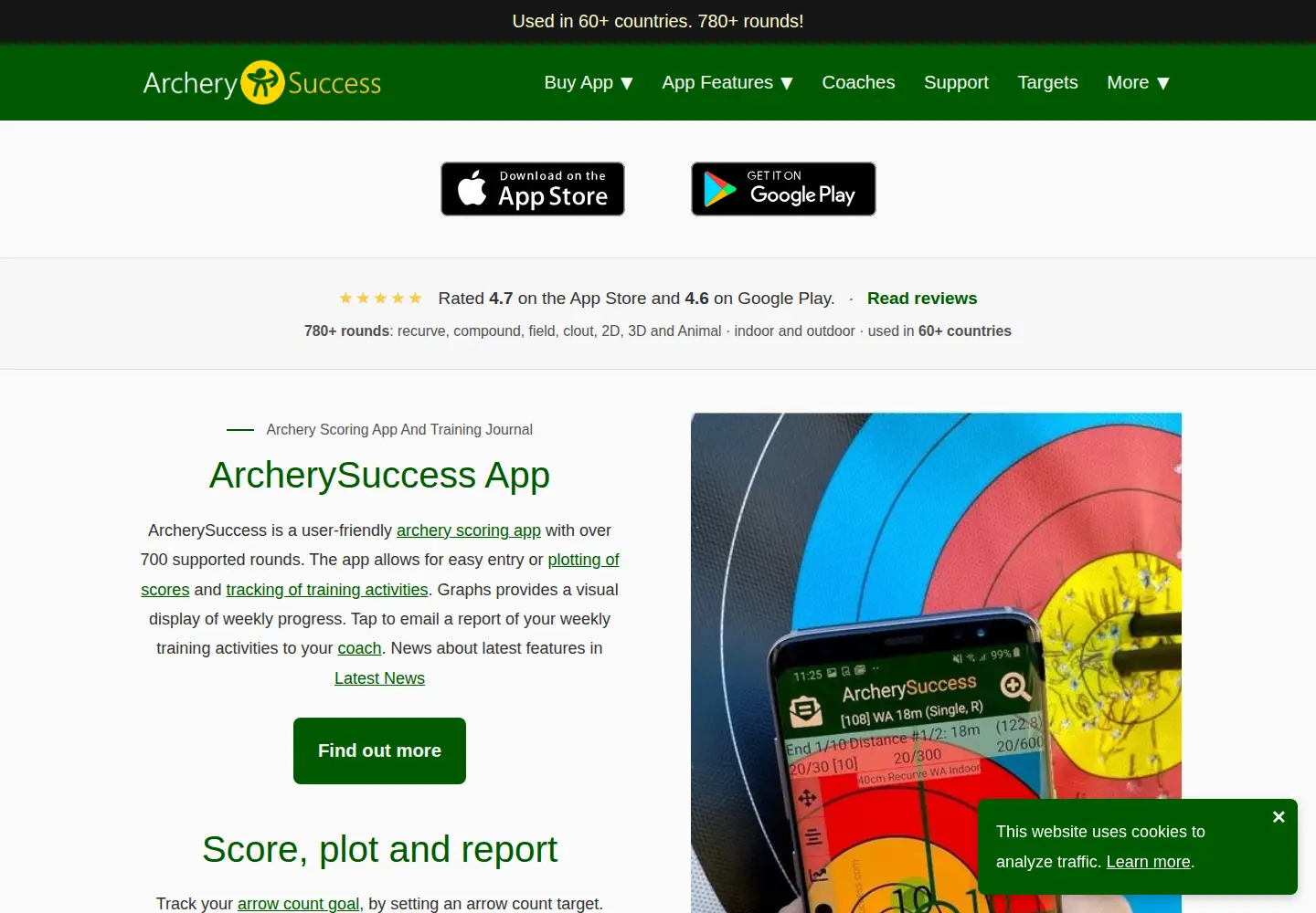 Screenshot of archerysuccess.com