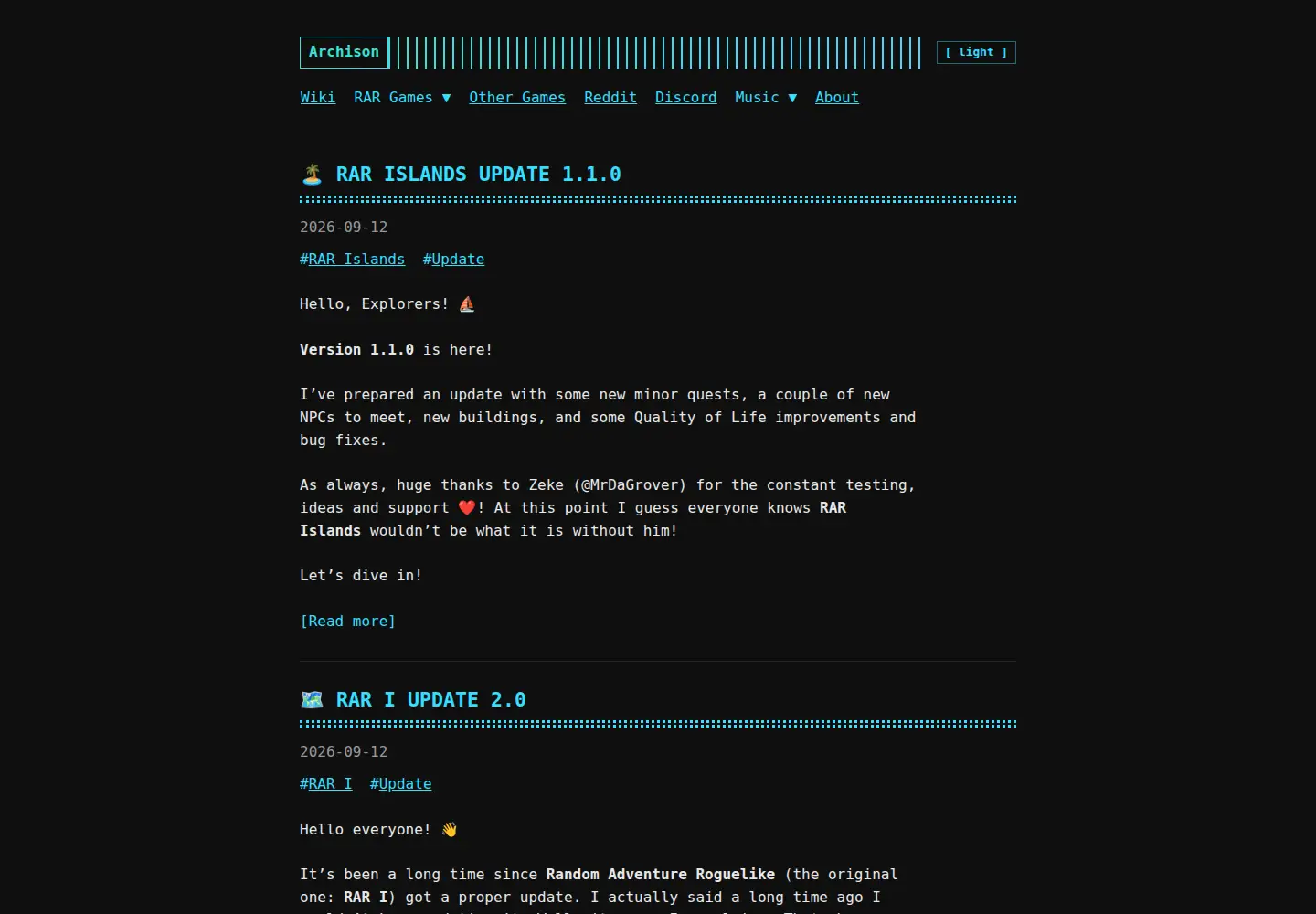 Screenshot of archison.com