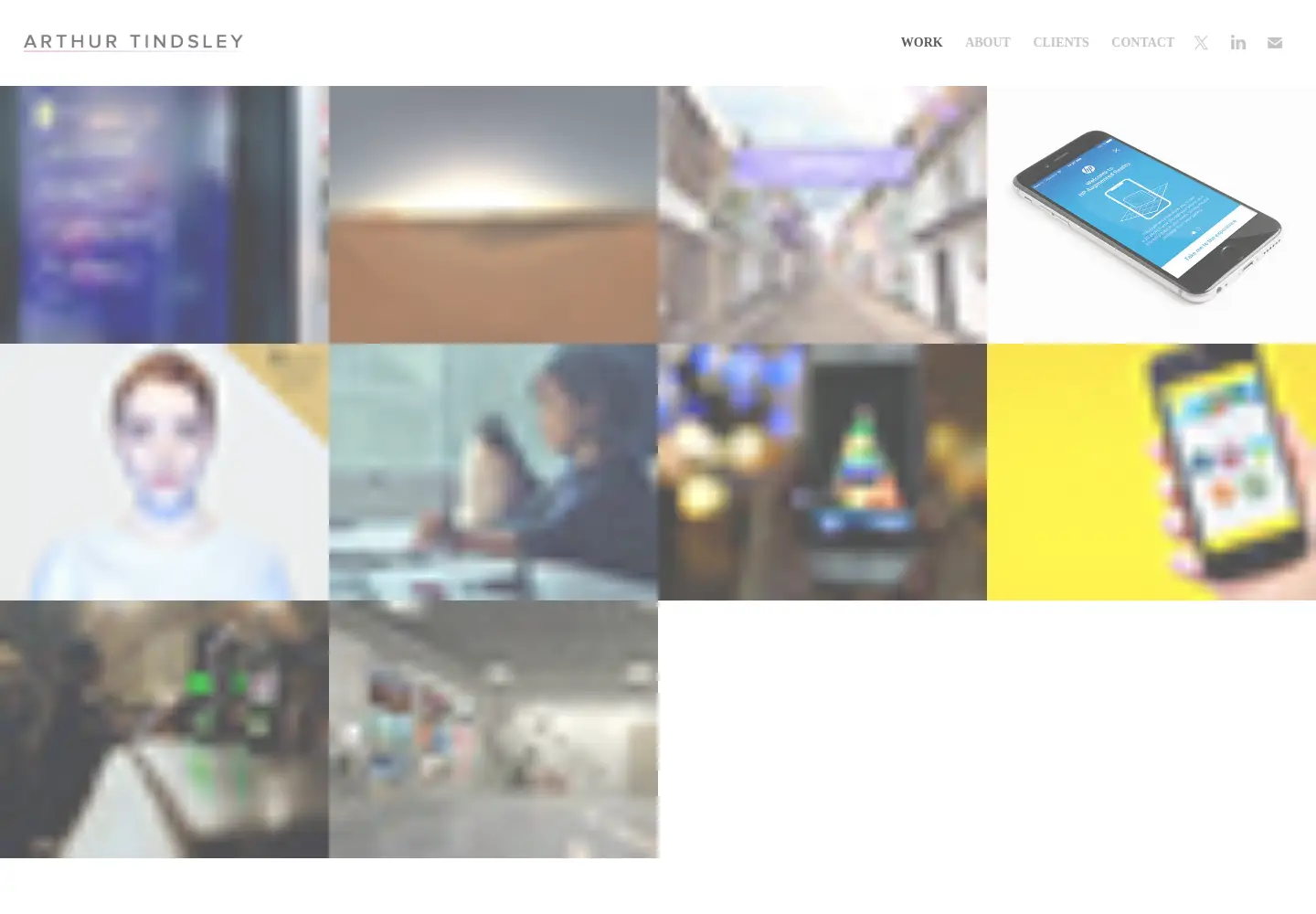 Screenshot of arthurtindsley.com