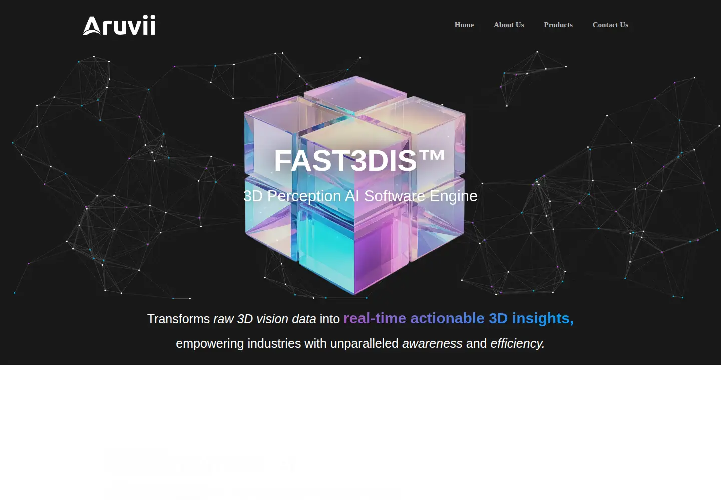 Screenshot of aruvii.com