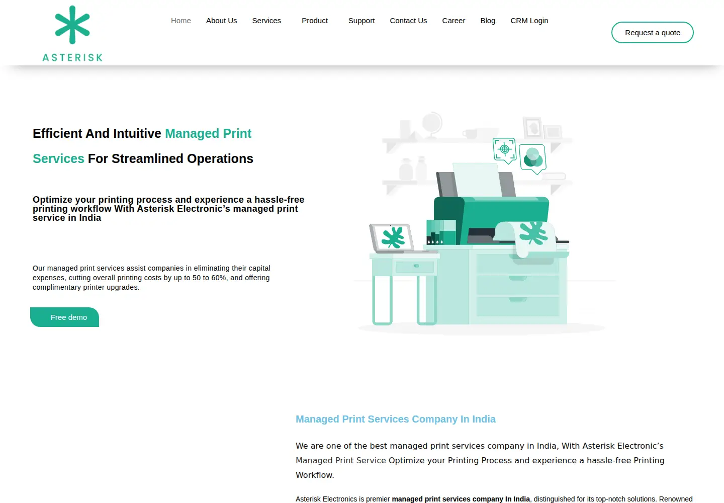 Screenshot of asteriskelectronics.com