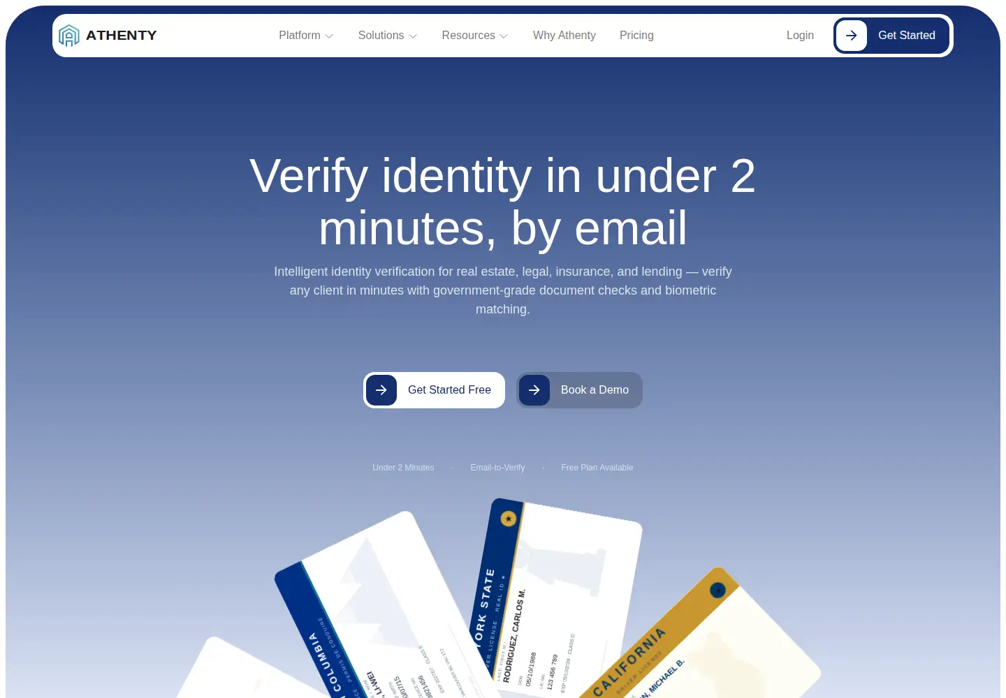 Screenshot of athenty.com