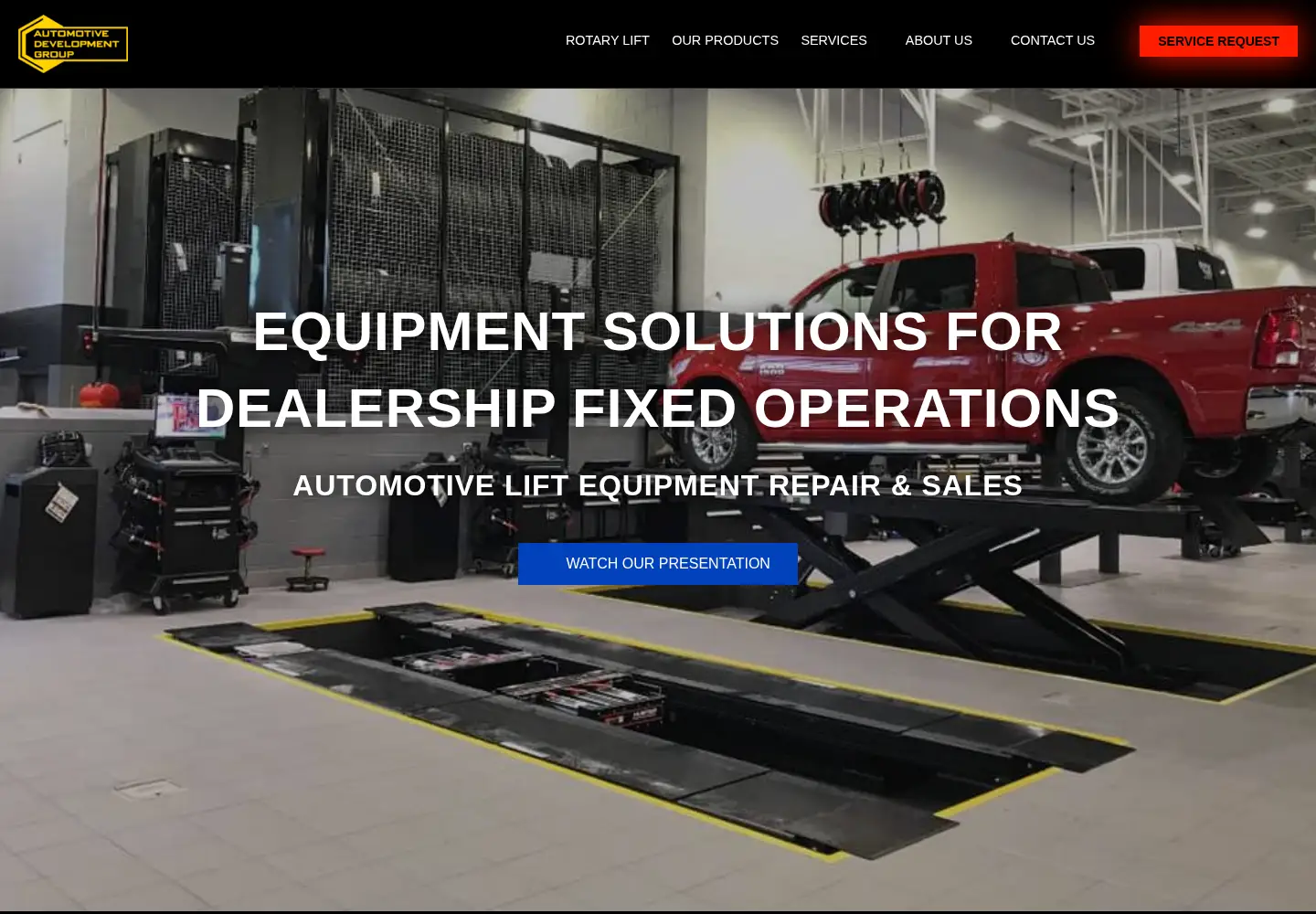 Captured homepage of autodevgroup.com in the current scan