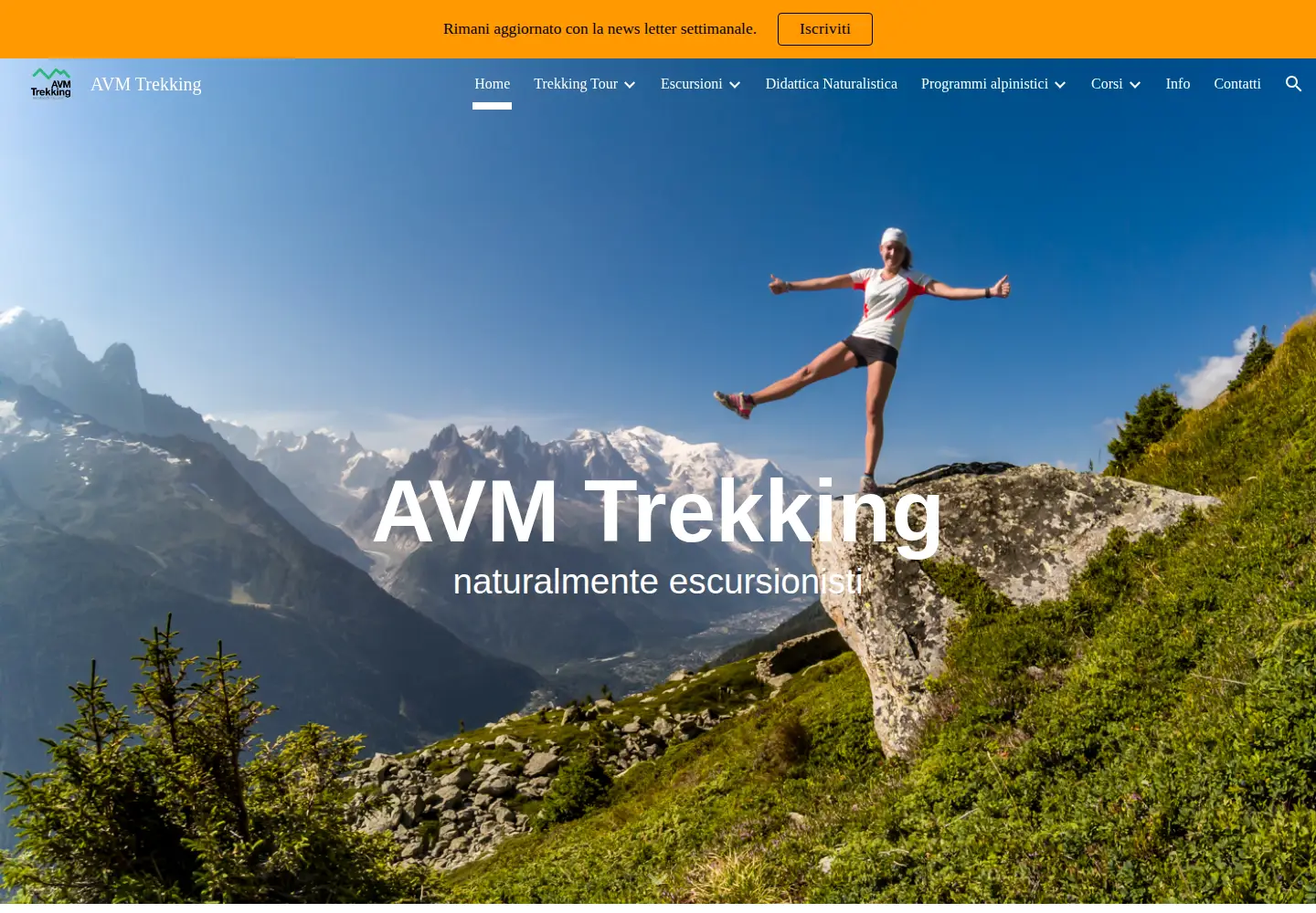 Screenshot of avmtrekking.com