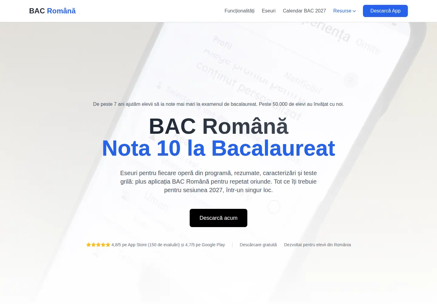 Captured homepage of bacromana.com in the current scan