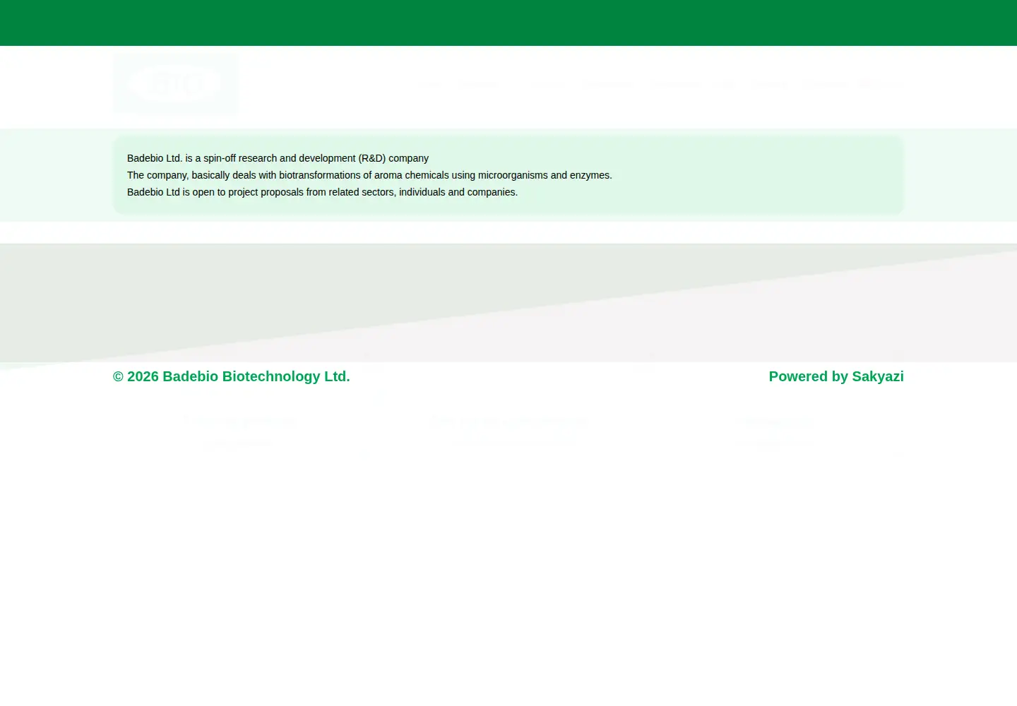 Screenshot of badebio.com