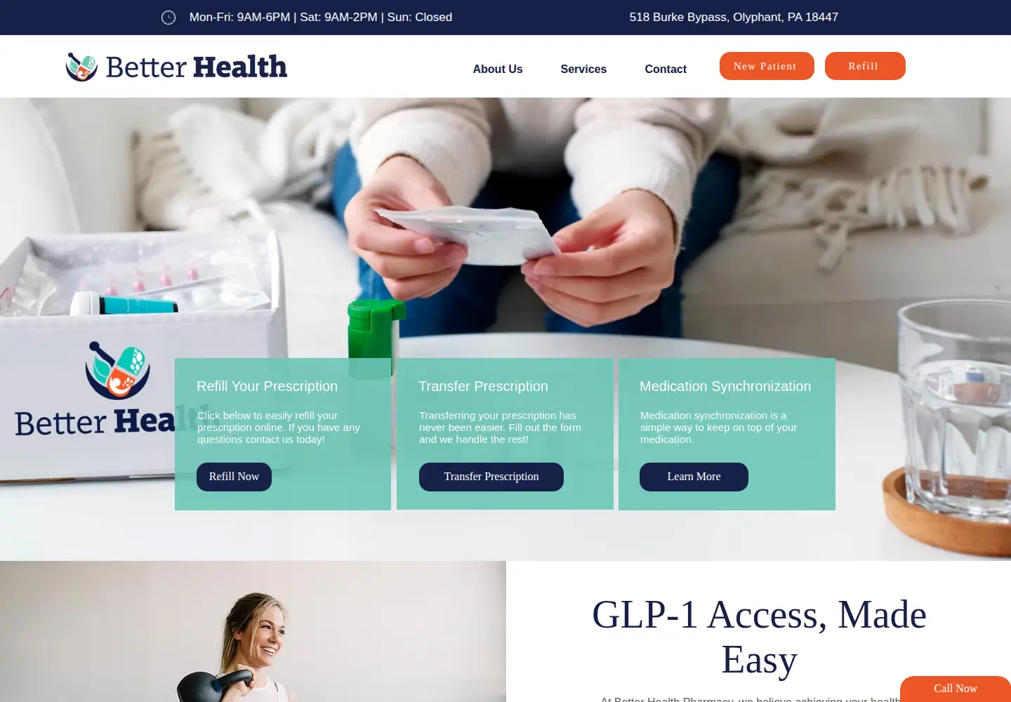Screenshot of betterhealtholyphant.com