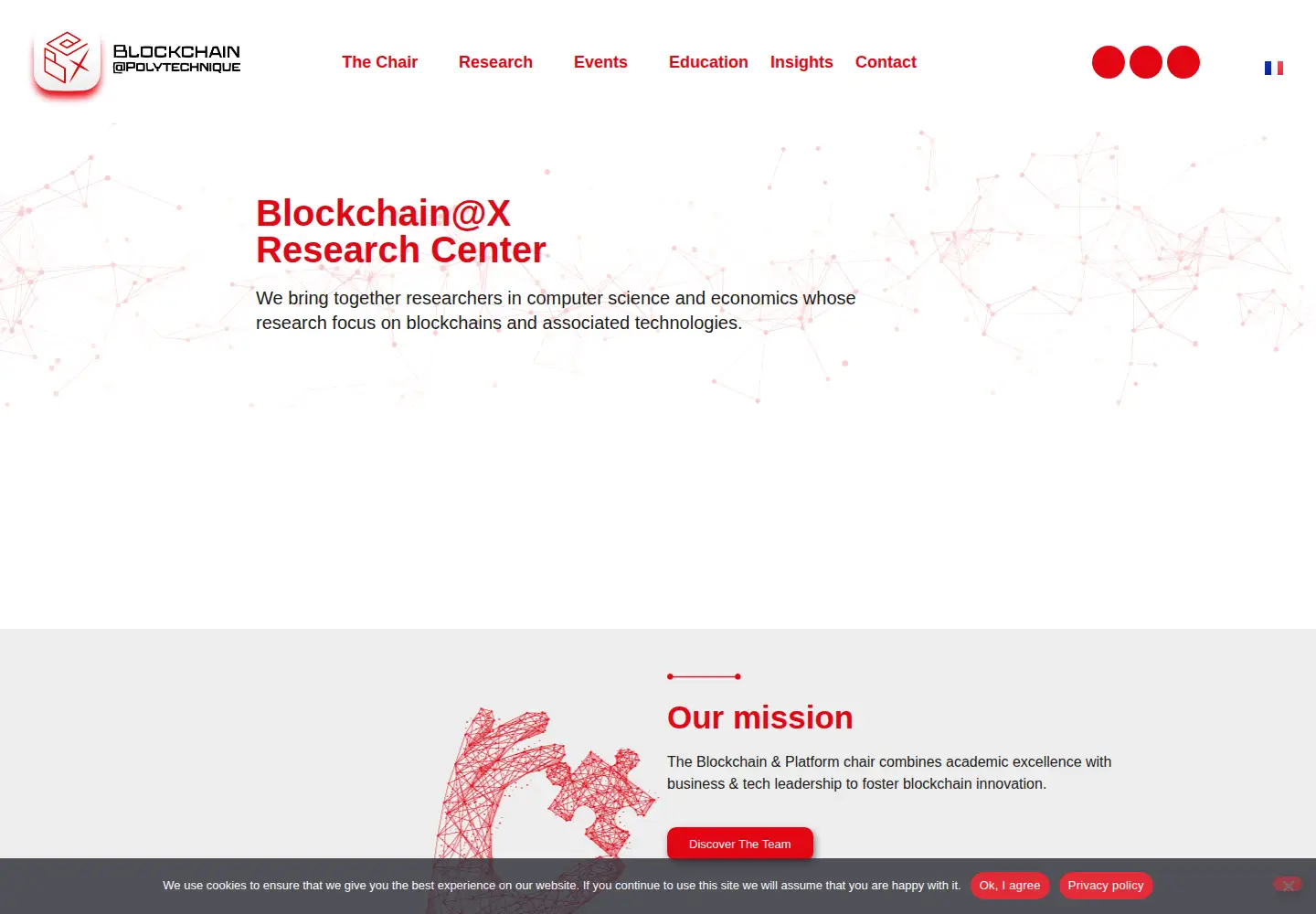 Screenshot of blockchain-polytechnique.com
